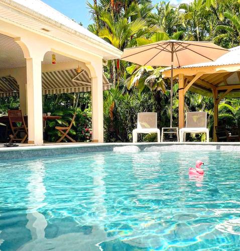 Näkymä ulkoa, Sweet Payot : Studio avec Spa privé et piscine (Sweet Payot : Studio avec Spa prive et piscine) in Le Lamentin