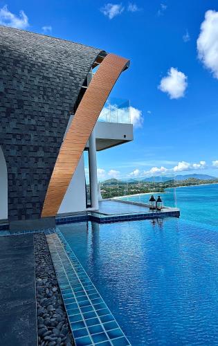 苏梅岛观景台海景別墅Golden Coconut Villa 5 超级海景 私密泳池 接送服务 Room Type - Villa