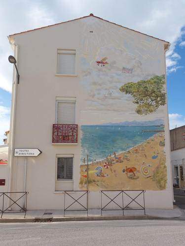 Au Tromp l'oeil Studio ou T2 - Apartment - Sainte-Marie-la-Mer