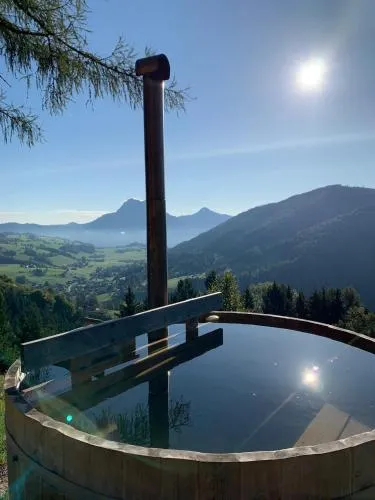Kreitalm - Kraftplatz im Salzkammergut in Neukirchen, Österreich