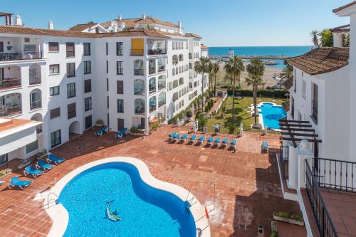 bazen, 2233-Lovely 2 bedrooms on the beach, pool and port in Villas Puerto