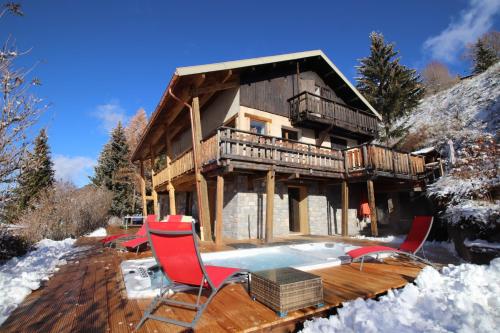 Chalet le Chantelevent for 24 Guests - Slope Views, Pool & Jacuzzi - Location, gîte - Vars