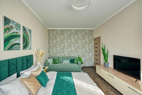 Green Boutique - квартира в мятных оттенках - Tap to explore photos