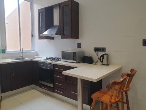 Kjøkken, Damicha Lodge in Lobamba