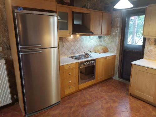 廚房, Lilea Country House in 普利德羅索斯