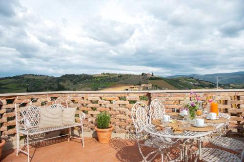  Il Borghetto - La Casa di Elba, Terrazzo panoramico in Val d´Orcia in Castelnuovo dellʼAbate