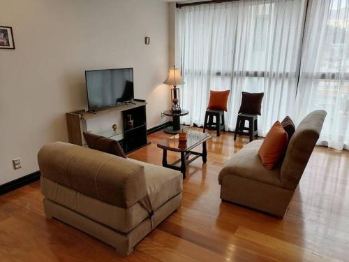 Hermoso dpto en piso 7, zona sur (Calacoto), 3D