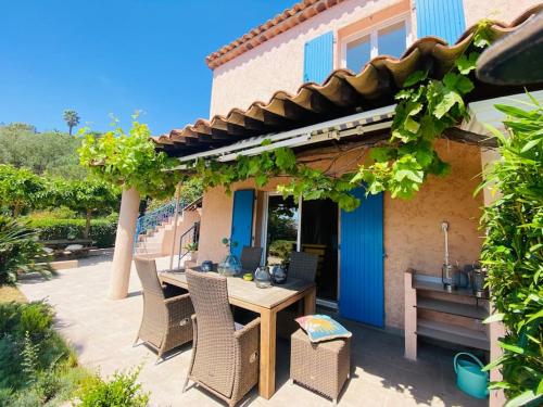 Notre Maísoinette Schönes Reihenendhaus mit schöner Terrasse Meerblick - Location saisonnière - Sainte-Maxime