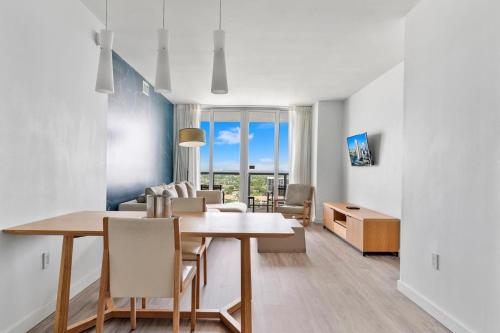 Modern one bedroom rental at Beach Walk Resort 17th floor Miami in Hollywood, USA