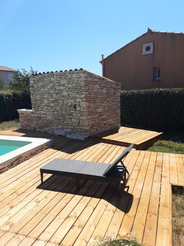 Villa de 3 chambres avec piscine privee jardin clos et wifi a Saint Saturnin les Apt