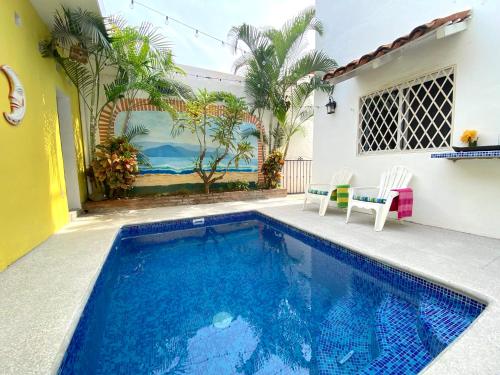 Las Palmas Golden Zone Duplex - Pool & Sunset Rooftop in Bucerías, Mexico