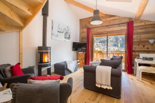 Stunning 2 bedroom duplex, 10 min walk from centre - Location saisonnière - Morzine