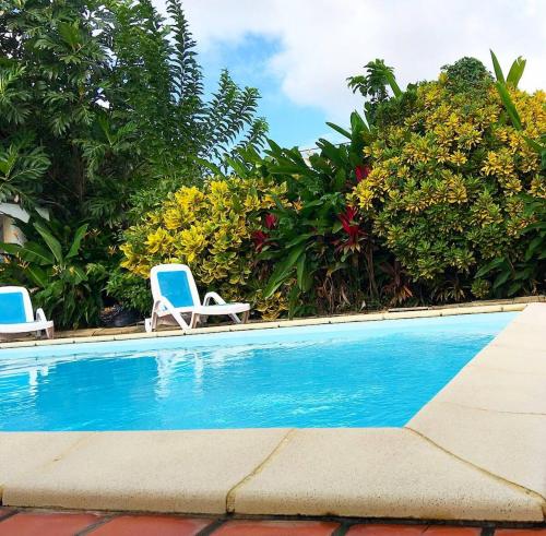 Uitzicht, Appartement cosy avec piscine privée, Le François, 40 m² (Appartement cosy avec piscine privee, Le Francois, 40 m²) in Le Francois