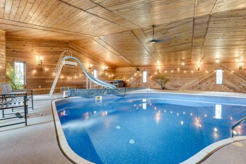Epic Indoor Pool w/slide & hot tub close to beach