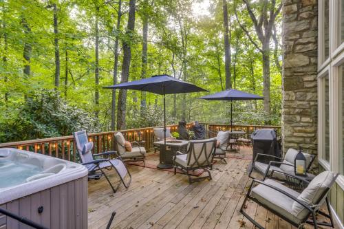 Well-Appointed Boone Home with Hot Tub and Gas Grill