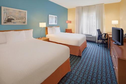 Double Room with Two Double Beds room in Fairfield Inn & Suites by Marriott Austin-University Area
