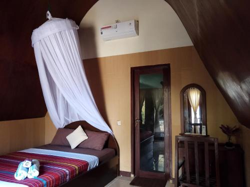 1 double bed