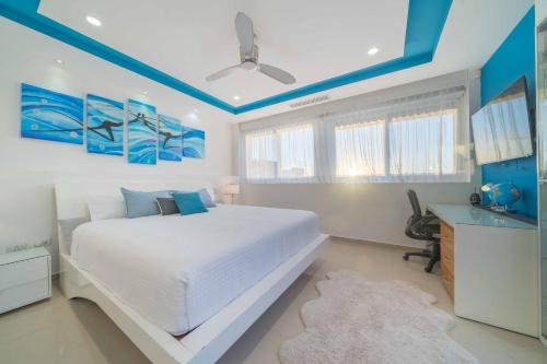 Luxury 4 Bedroom Penthouse with Private Jacuzzi steps from hotel zone, Cancún (fotografie 9)