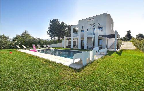 Nice Home In Trappeto With Wifi, Private Swimming Pool And Outdoor Swimming Pool