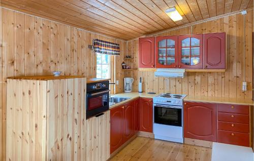 廚房, 3 Bedroom Nice Home In Bjorli in 比約利