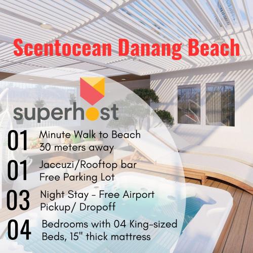 Spa Jacuzzi, Rooftop Bar, Ocean & Mountain View, Scentocean