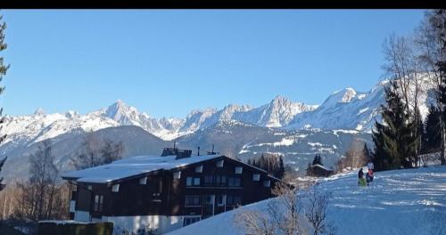 Studio porte du Mont Blanc Combloux aux pieds des pistes Combloux