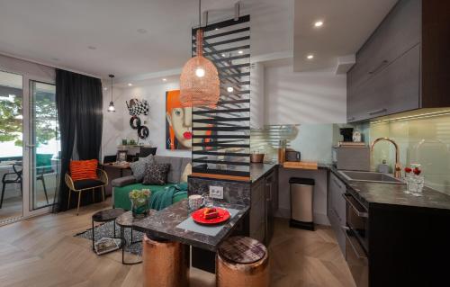 Cocina, Beach Apartment 'Hedonist' in Makarska