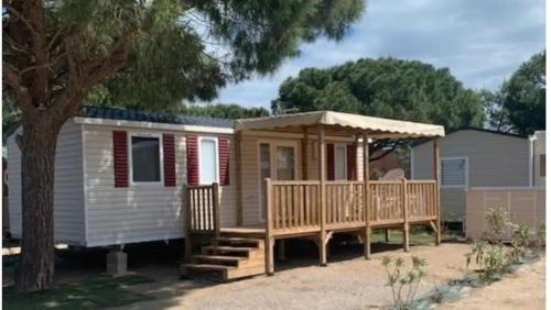 Mobil home Canet Roussillon 4 étoiles le Mar Estang 8 pers - Camping - Canet-en-Roussillon