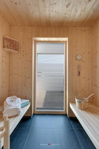 Sauna, Ferienhaus Nordlicht Olpenitz in Olpenitz