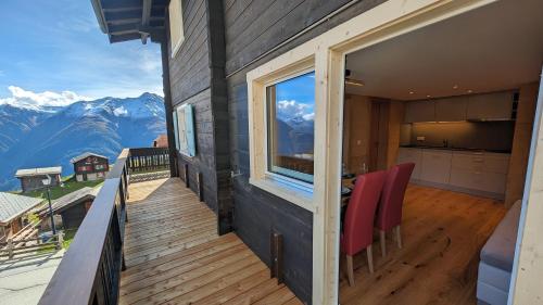 陽台/露台, Imhof Alpine B&B Apartments in 貝特默阿爾