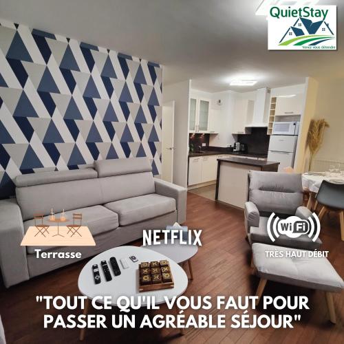 QuietStay 20' PARIS, Connected HOME avec Terrasse - Location saisonnière - Massy
