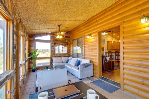 Pet-Friendly Show Low Cabin with 1-Acre Fenced Yard!
