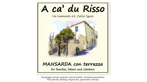 A ca' du Risso - Mansarda con terrazza - Sea & outdoor for families, bikers and climbers - Apartment - Calice Ligure
