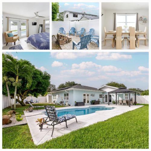 FREE Heated Pool Family Friendly Home by the Gulf of Mexico Beaches Clearwater Saint Pete and Tampa Sleeps 12 and has Water Slide No Parties in Pinellas Park, Vereinigte Staaten von Amerika