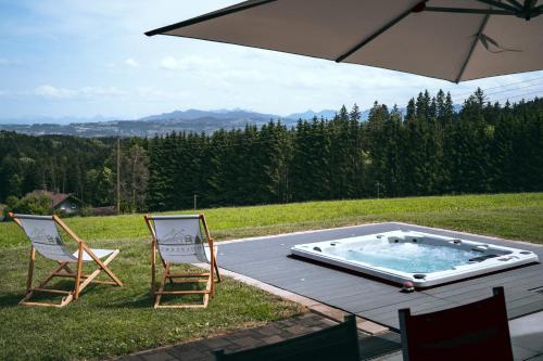 View, Ferienwohnung Buchenberg in Buchenberg