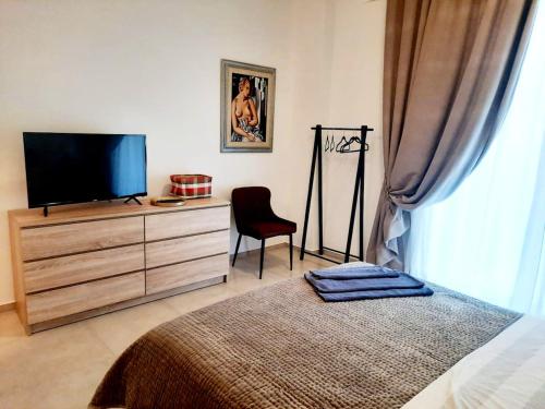  One bedroom appartement with lake view terrace and wifi at Arona 1 km away from the beach in Arona