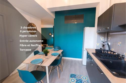 T4 centre de Tarbes 1 à 6 pers max bébé inclus