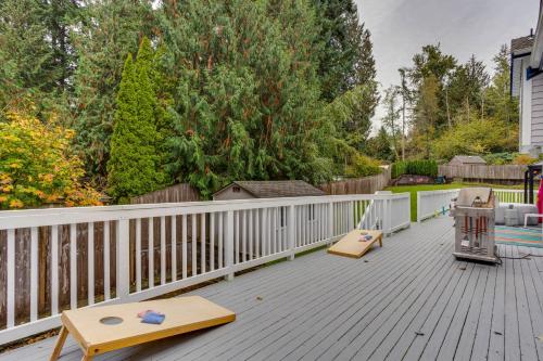 Spacious Bonney Lake Home with Game Room and Gazebo!