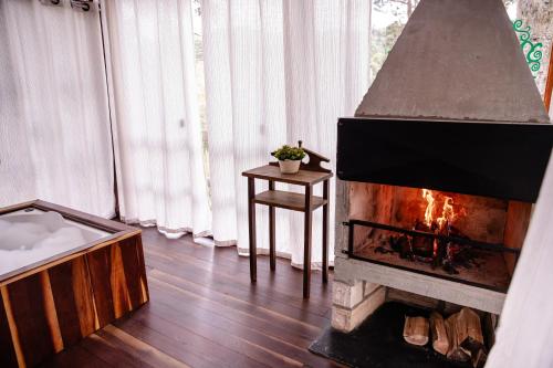 Pezsgőfürdő, Refúgio do Caracol Pipas e Chalés (Refugio do Caracol Pipas e Chales) in Jardim das Fontes