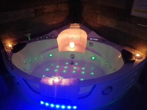 Romantisme et glamour 2 avec spa , clim et jardin