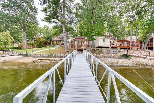 Lakefront Home with Private Dock in Sunrise Beach!