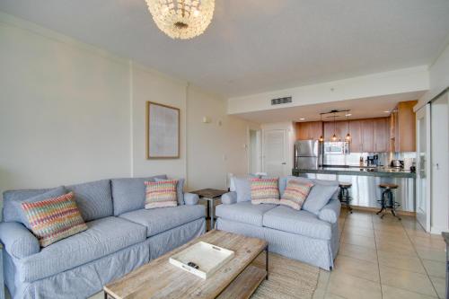 Beachfront Biloxi Condo Balcony and Community Perks in Biloxi, USA