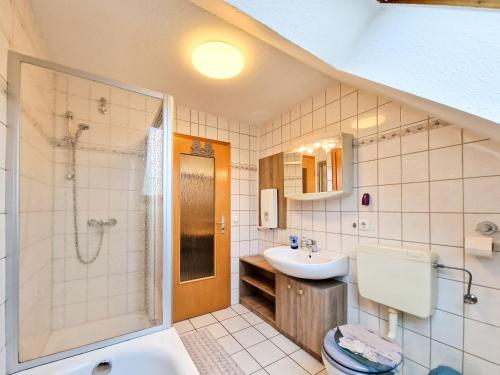 浴室, Kalbe Milde, Ferienwohnung Altmark in 卡爾貝/米爾德