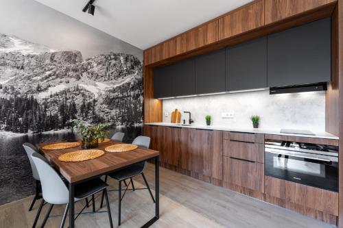 Konyha, Apartmán nahoře v Dole (Apartman nahore v Dole) in Cerny Dul