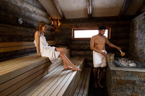 Sauna, Waldhotel Arosa in Arosa