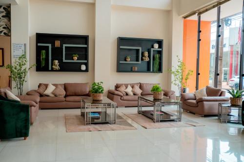 Vestíbulo, Megal Suites Hotel in Ciudad del este