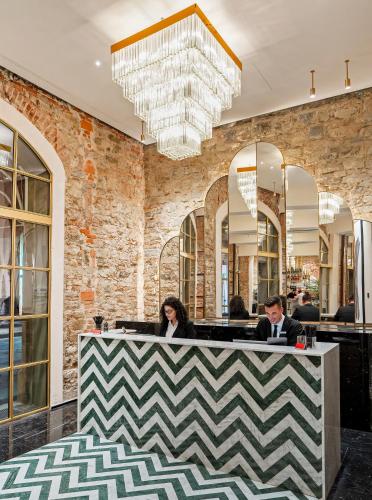Lobby, Hotel Calimala near Loggia dei Lanzi