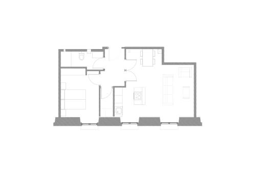 One-Bedroom Apartment image 1