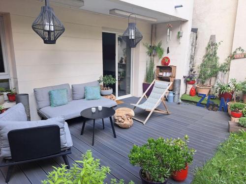 Appartement cosy avec jardin et parking - Location saisonnière - Gennevilliers