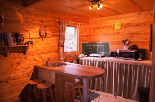Les Cabanes du Trappeur avec spa et sauna in Wentworth-Nord (QC)